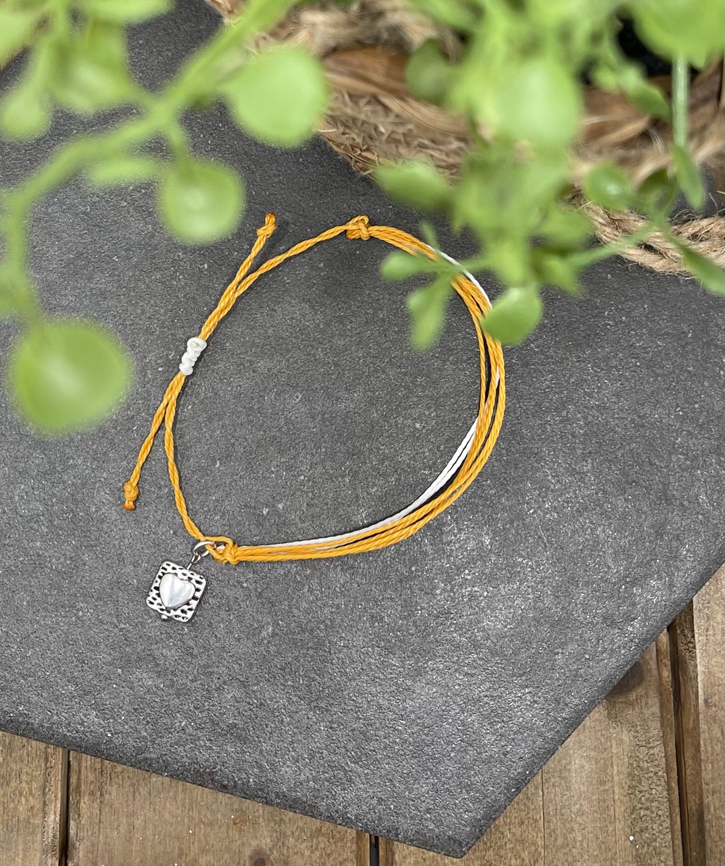 Silver Heart Charm Bracelet