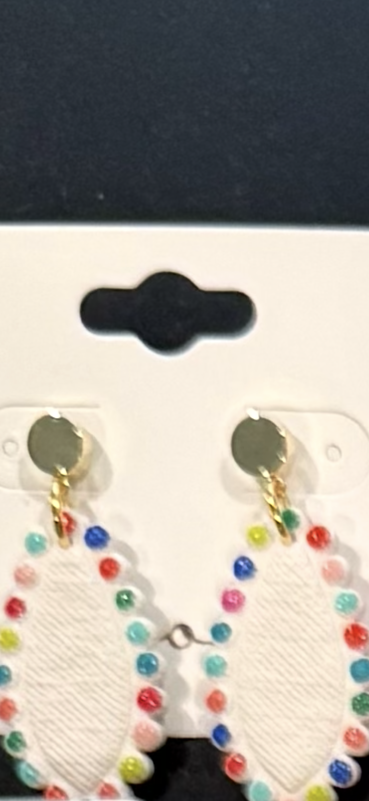 Fiesta Bloom Oval Drop Earrings