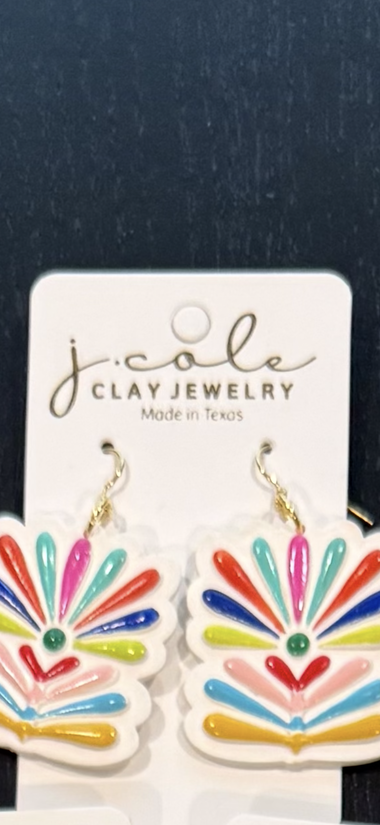 Fiesta Bloom Square Earrings