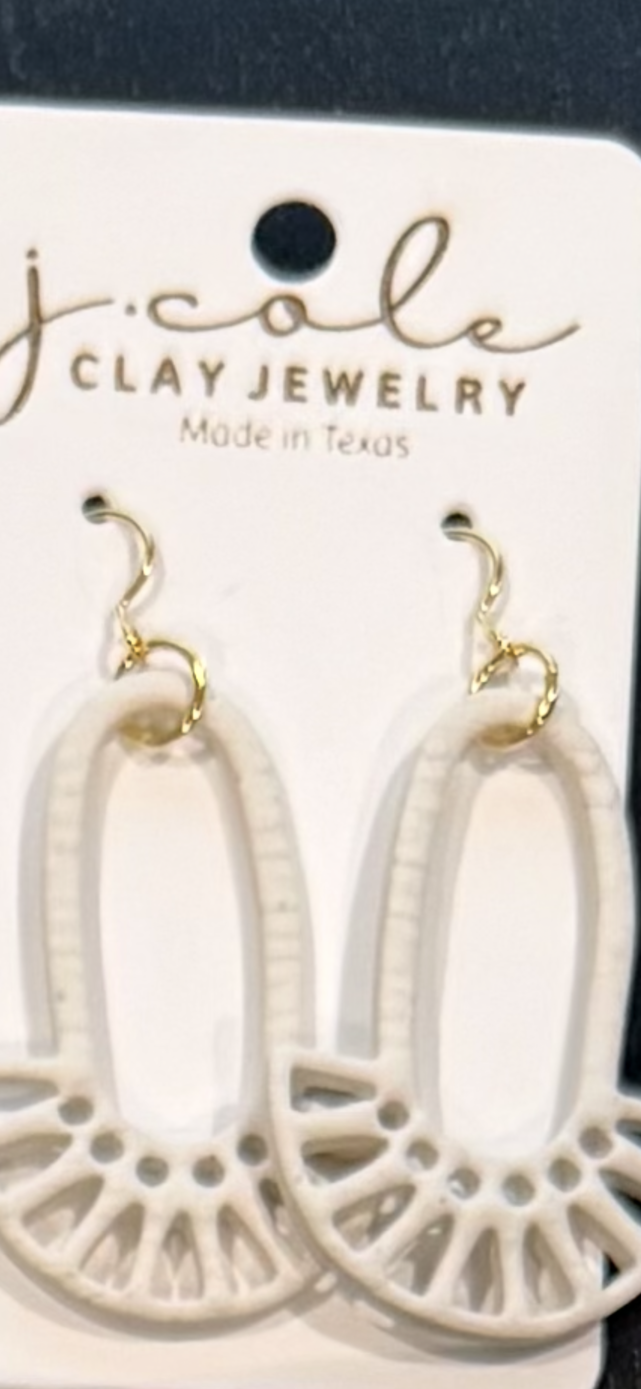 Basket Hoop Drop Earrings
