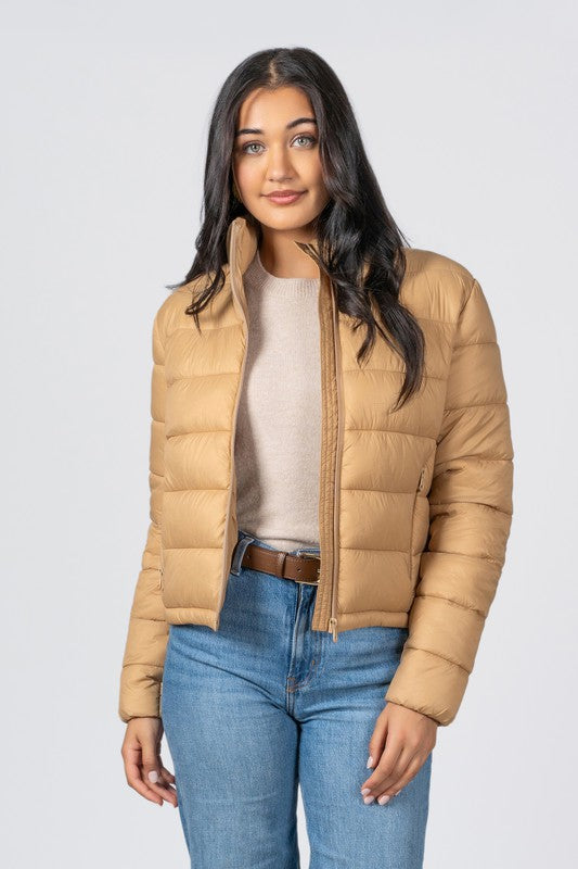 Quilted Nylon Puffer Jacket