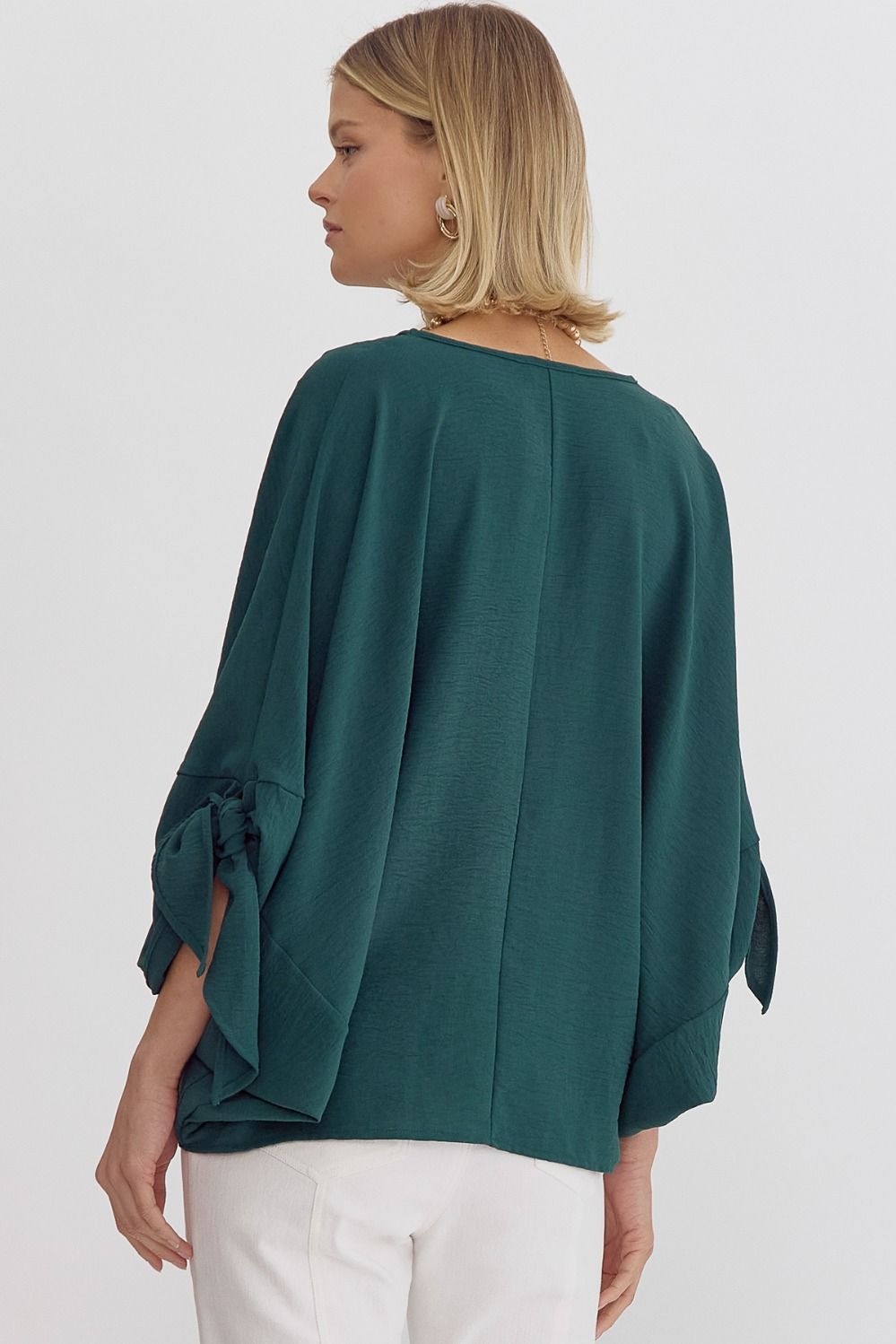 V-Neck 3/4 Sleeve Top