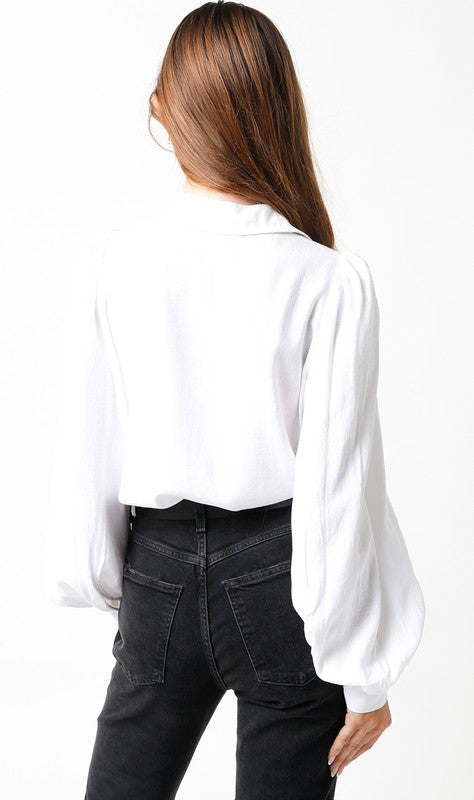 Clara Linen Top
