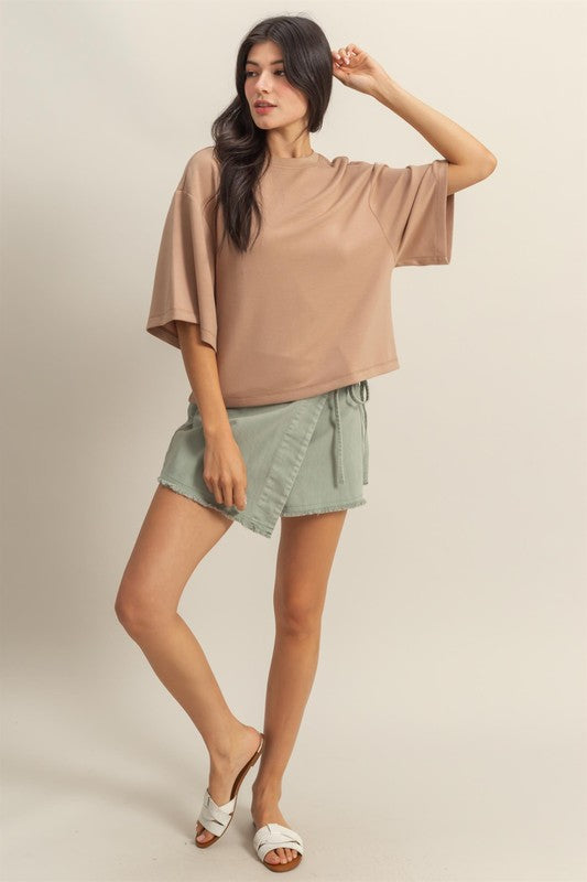 Drop Shoulder Basic Tee