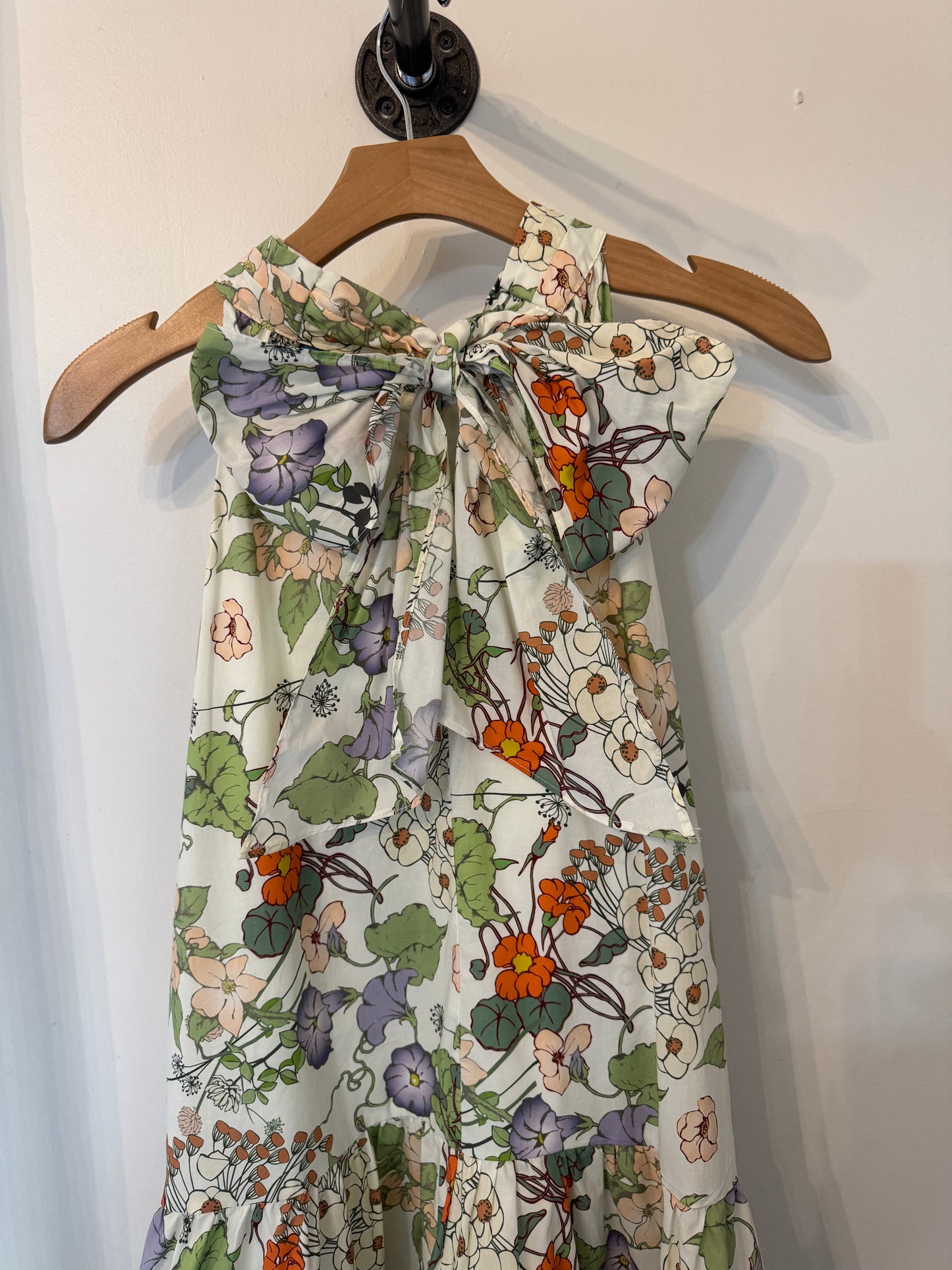 Floral Halter Mini Dress