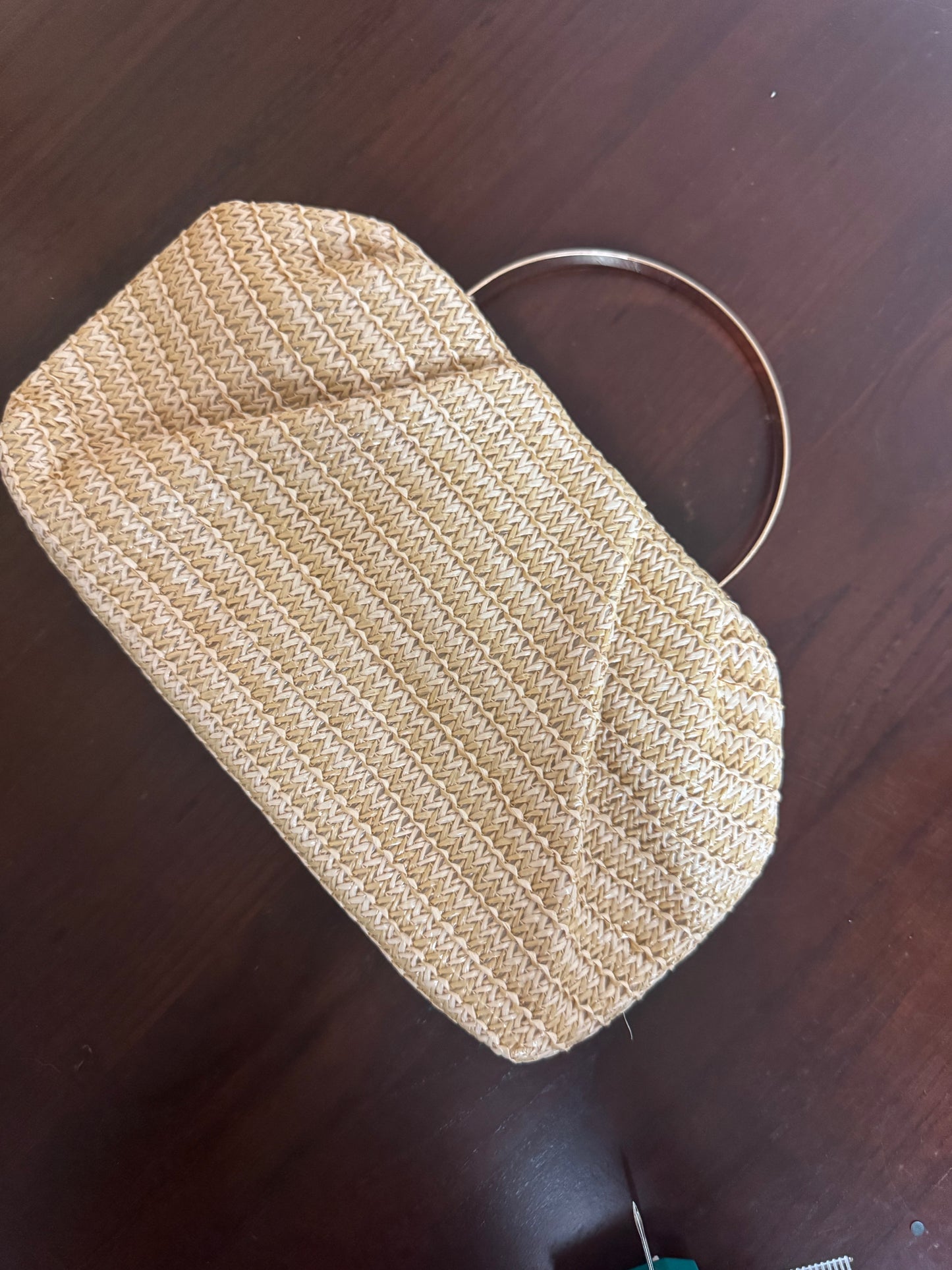 Small Wicker Clutch