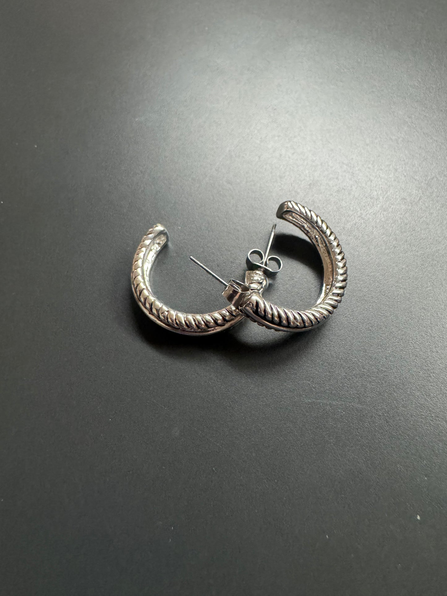 Silver Small Hoop Earrings