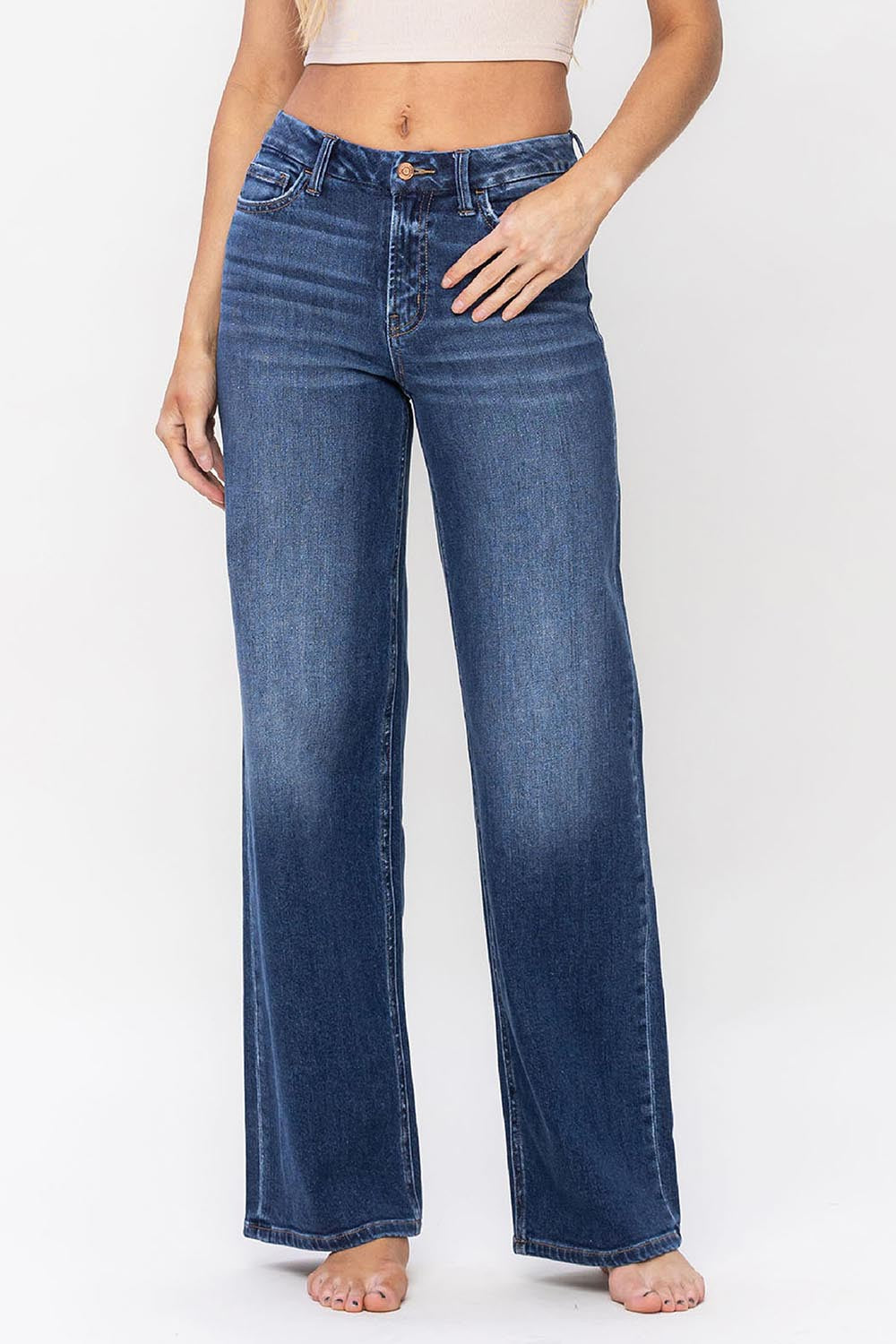 High Rise Loose Fit Jean