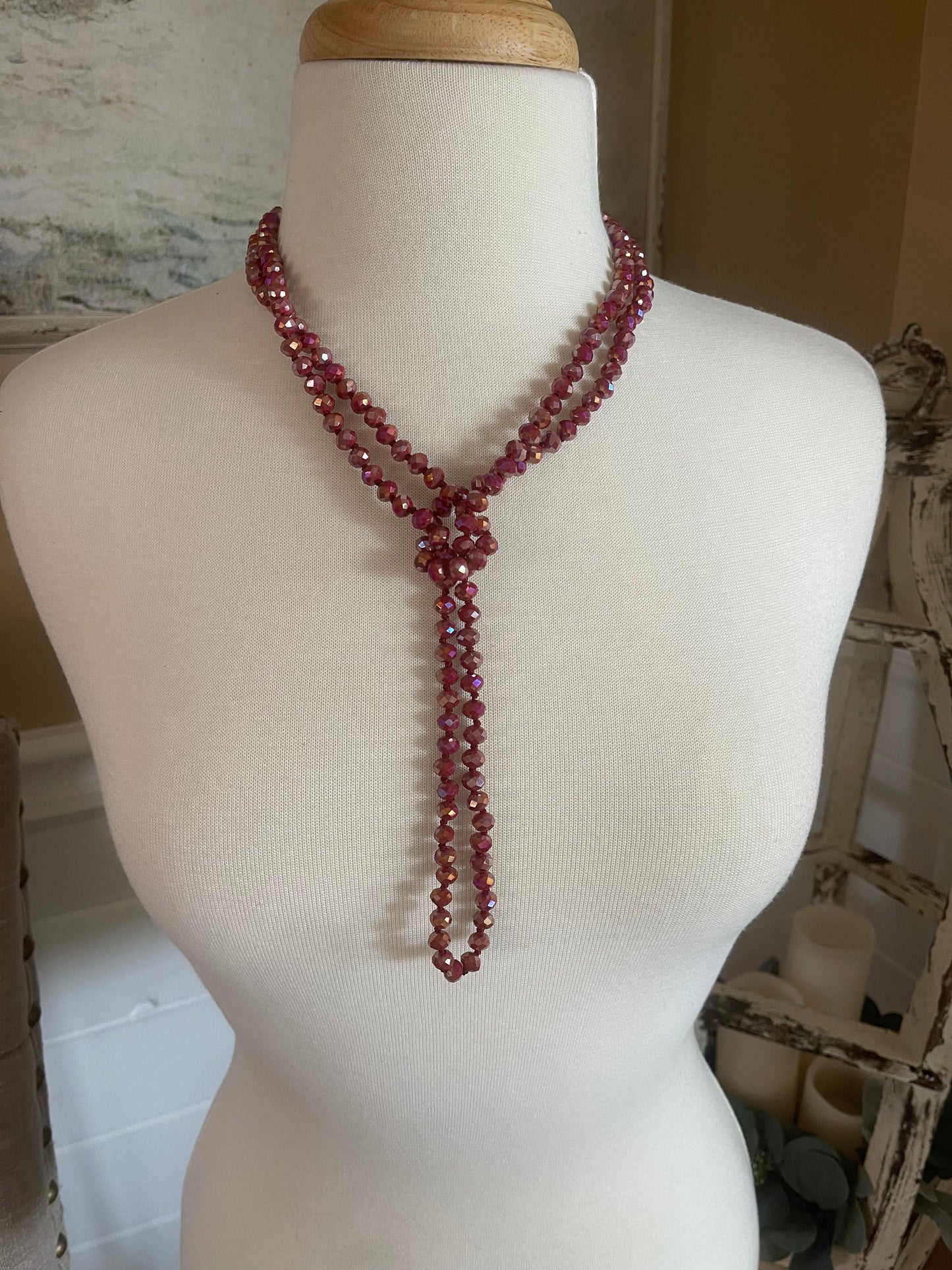 Long Beaded Necklace