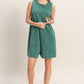 Pocket Detail Sleeveless Romper