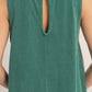 Pocket Detail Sleeveless Romper