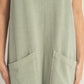 Pocket Detail Sleeveless Romper