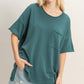 Oversize Front Pocket Knit Top