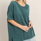 Oversize Front Pocket Knit Top