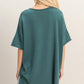 Oversize Front Pocket Knit Top
