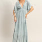 Flutter Sleeve Maxi Dress