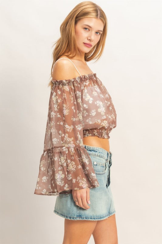Floral Off Shoulder Top