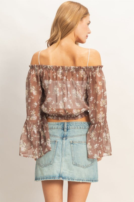 Floral Off Shoulder Top