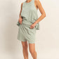 Sleeveless Relaxed Fit Top and Shorts Set