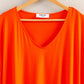 V-Neck Dolman Short Sleeve Top