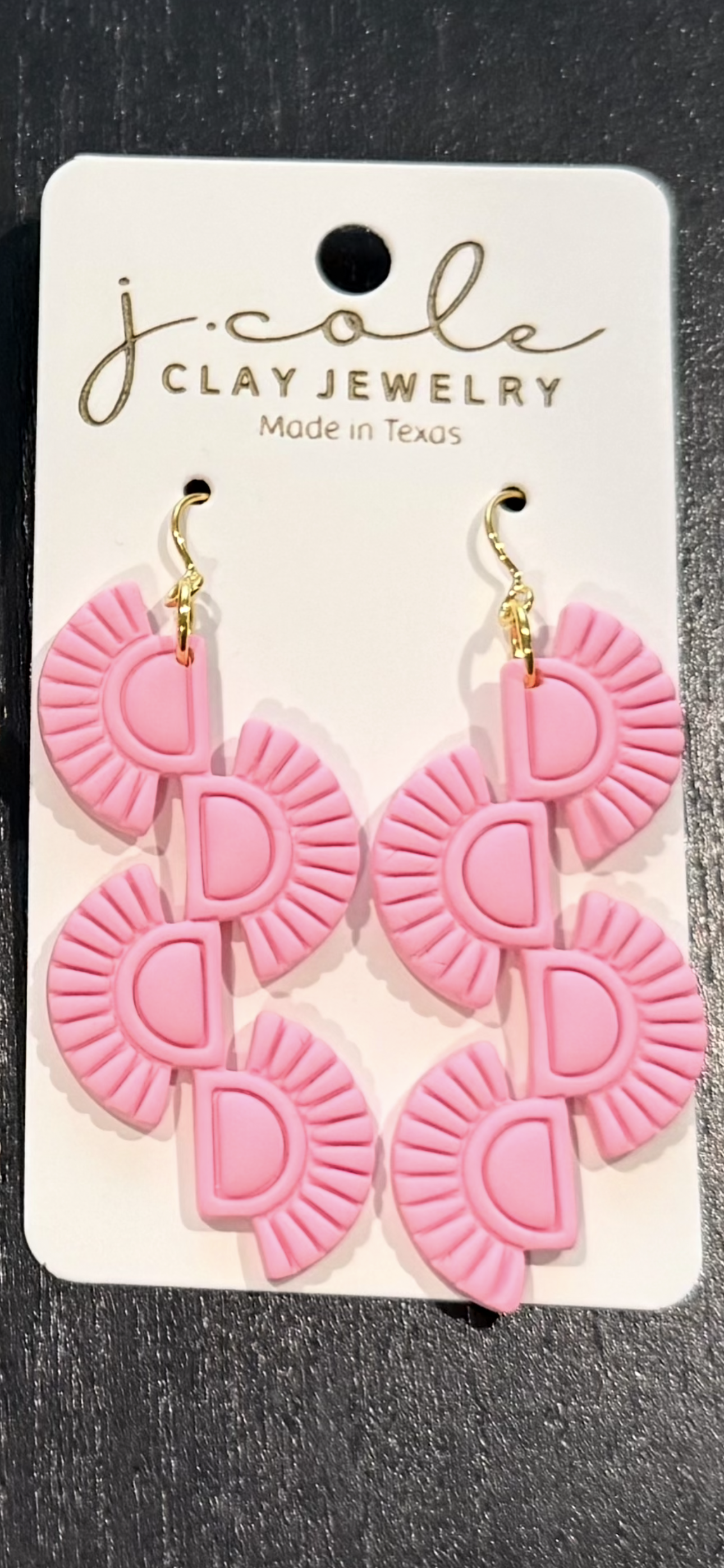 Half Sun Dangle Earrings