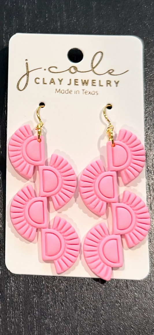 Half Sun Dangle Earrings