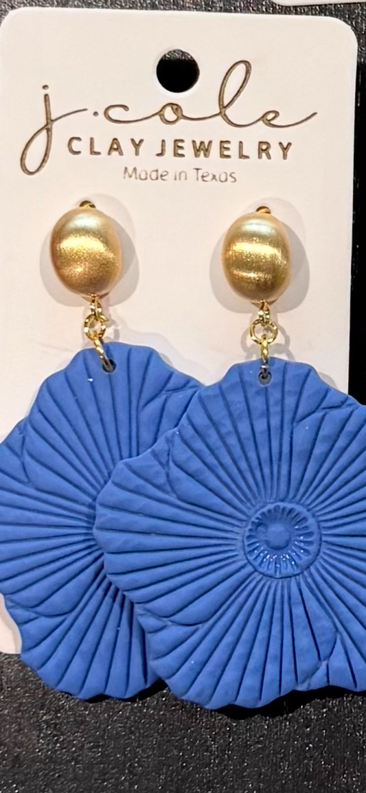 Large Flower Earrings