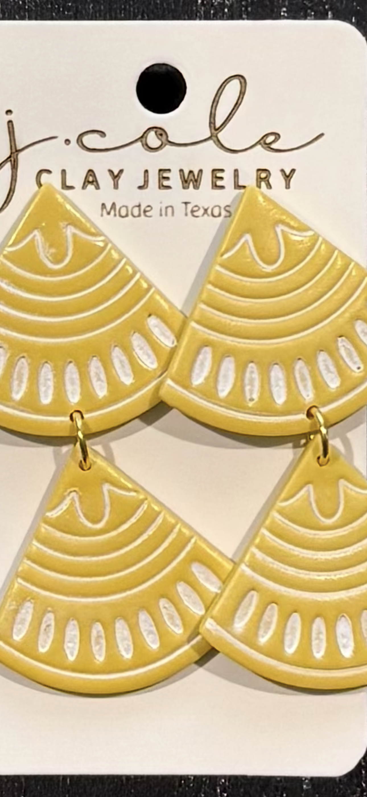 Yellow Fiesta Drop Earrings