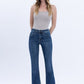 High Rise Trouser Hem Bootcut Jeans