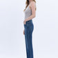 High Rise Trouser Hem Bootcut Jeans