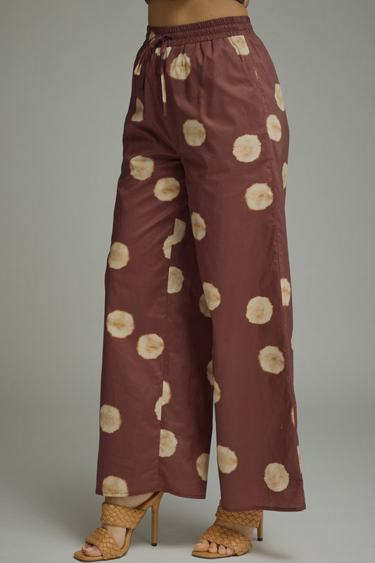 Polka Dot Wide Leg Pant