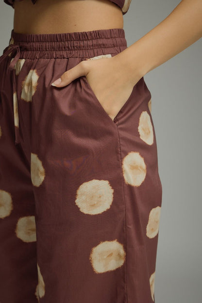 Polka Dot Wide Leg Pant