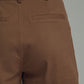 High Rise Shorts with Scallop Hem
