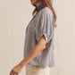 Striped Dolman Sleeve Top