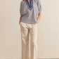 Striped Dolman Sleeve Top
