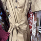 Short Puff Sleeve Button up with Tie Waist Mini Dress