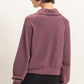 Half Zip Collar Pulllover