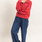 Half Zip Collar Pulllover