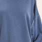 Oversized Raw Edge Sweatshirt