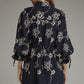 Floral Balloon Sleeve Mini Dress