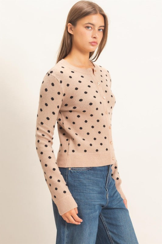 Polka Dot Cardigan