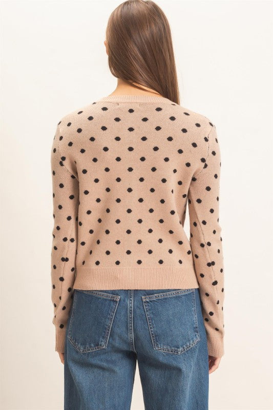 Polka Dot Cardigan