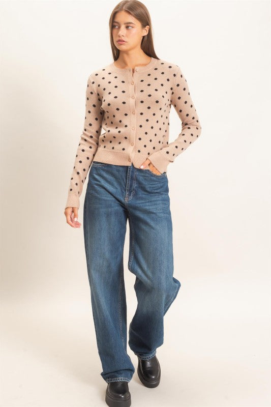 Polka Dot Cardigan