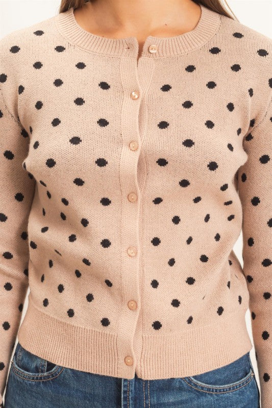 Polka Dot Cardigan