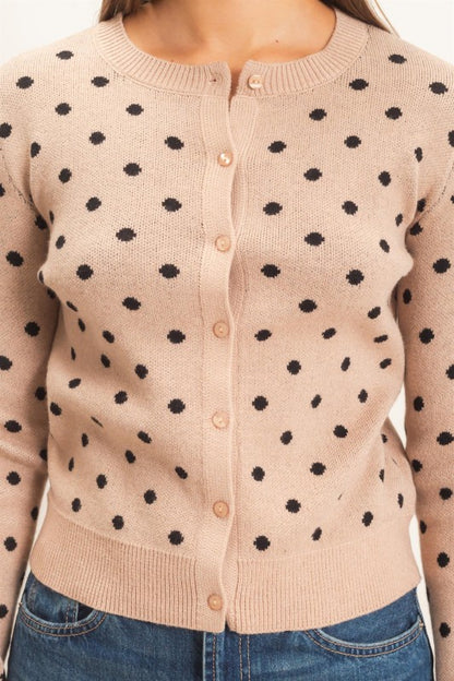 Polka Dot Cardigan