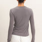 Crew Neck Long Sleeve Top