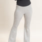 Flared Elastic Waist Pants