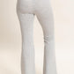 Flared Elastic Waist Pants