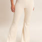 Flared Elastic Waist Pants