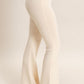 Flared Elastic Waist Pants